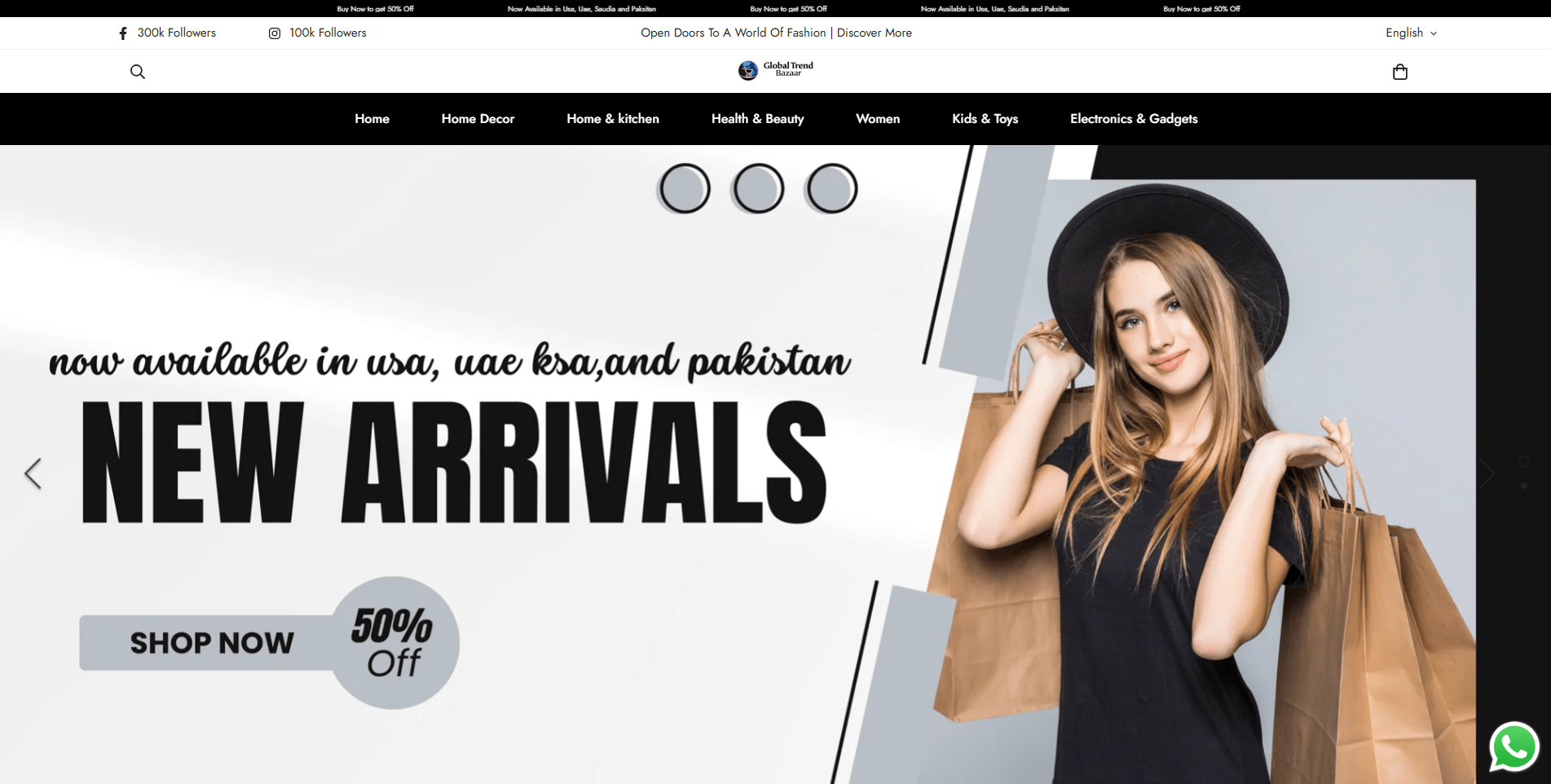 Global Trend Bazar Home Page-min